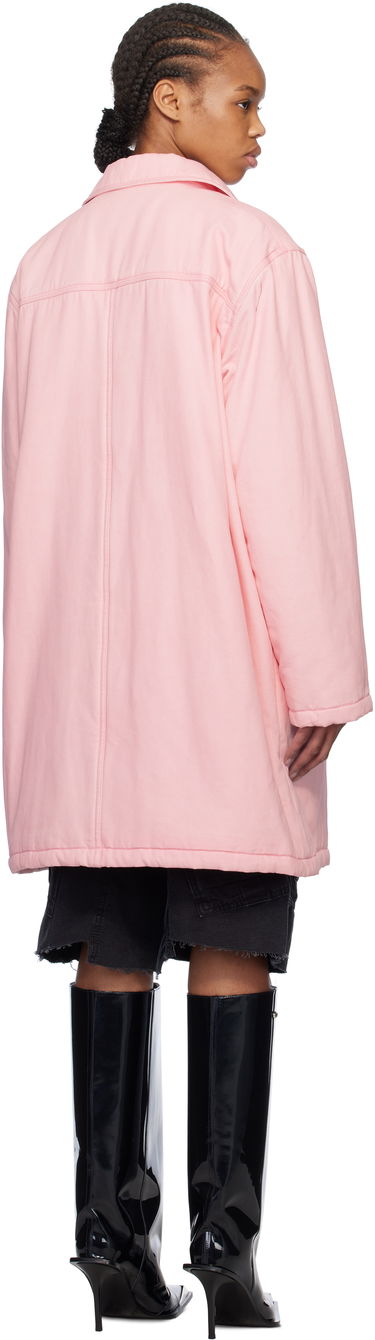 Parka We11done We11done Oversized Work Coat Vaaleanpunainen | WD-CT0-25-061-W-PK, 2