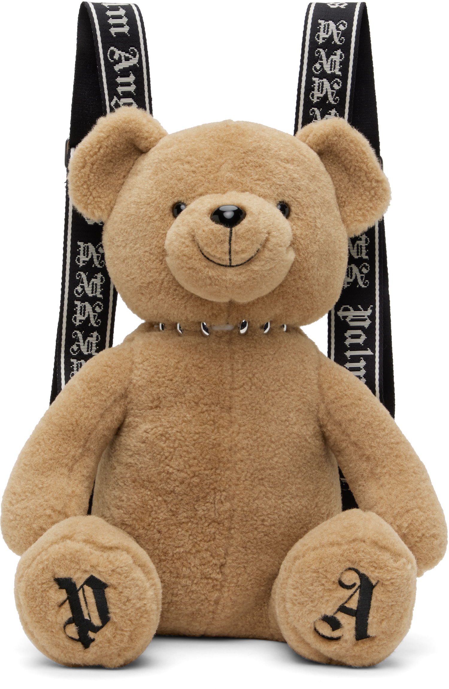 Reppu Palm Angels Palm Angels 'Bear in Mind' Plush Backpack Ruskea | PWNB012C99FAB0016010, 0