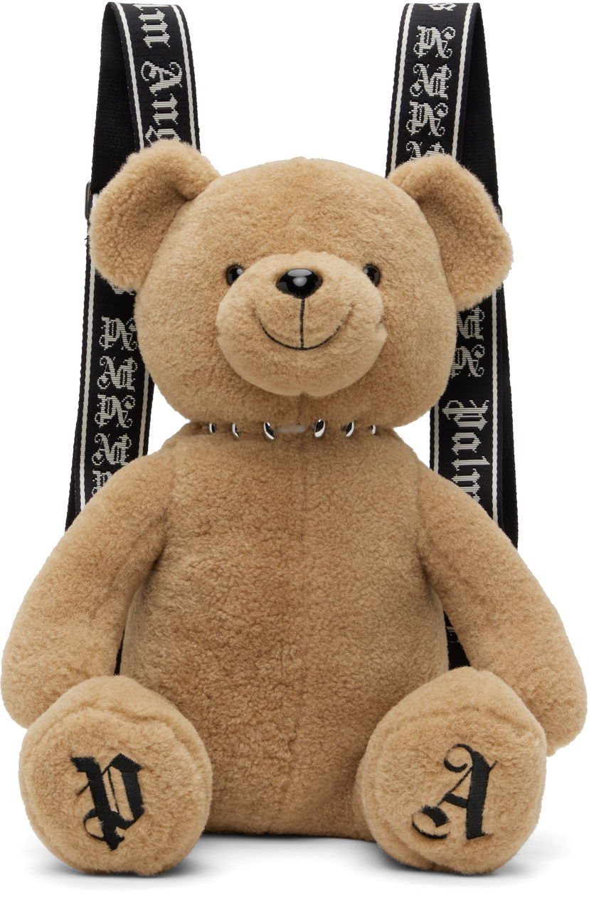 Reppu Palm Angels Palm Angels 'Bear in Mind' Plush Backpack Ruskea | PWNB012C99FAB0016010