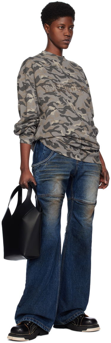 Jeans We11done Wire Relaxed Fit Jeans Sininen | WD-DP0-24-328-W-NV, 3