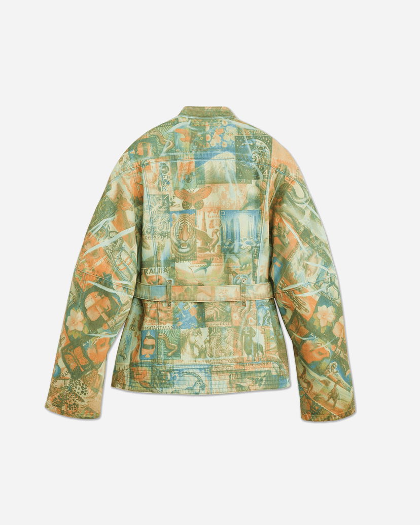 Takki KIKO KOSTADINOV Levi's Carina Waisted Jacket with Postal Stamp Print Monivärinen | 003IR0000 1