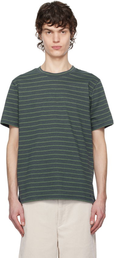 T-paita A.P.C. A.P.C. Aymeric Striped T-Shirt Vihreä | COHGX-H26132, 0