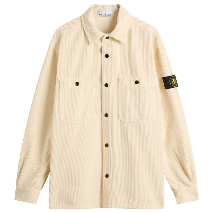 Takki Stone Island Corduroy Overshirt Beige | K2S151200012-V0093
