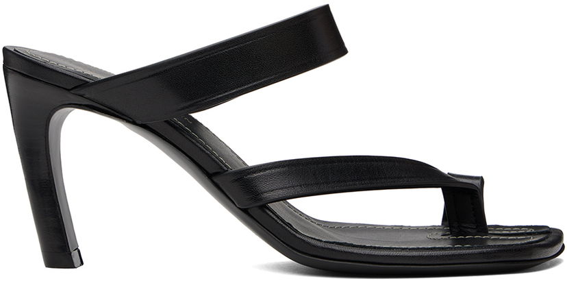 Asusteet Dries Van Noten Dries Van Noten Thong Heeled Sandals Musta | WS241-1187-110