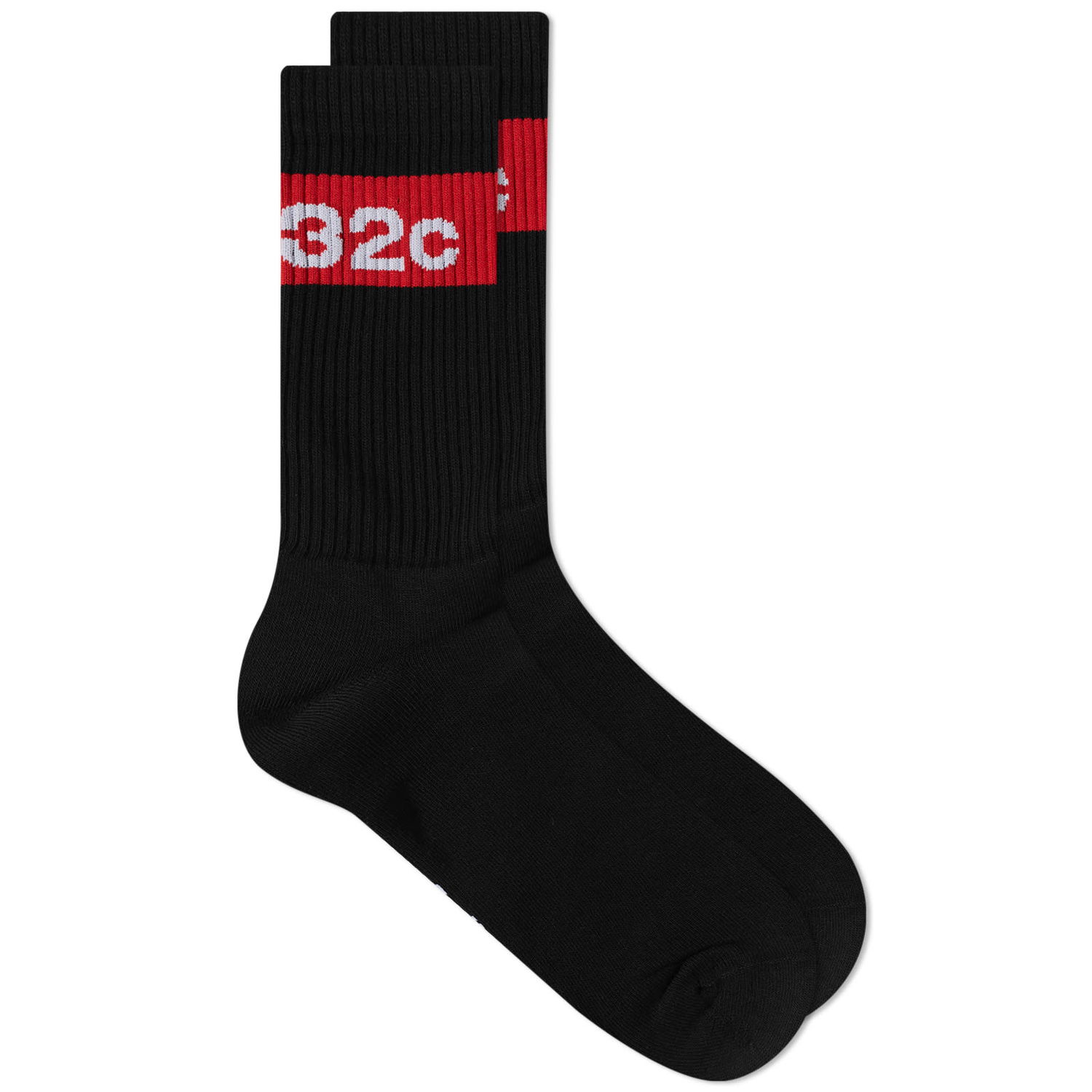 Sukat 032C Tape Logo Sock Musta | SS23-A-1010, 0