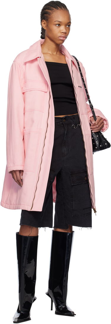 Parka We11done We11done Oversized Work Coat Vaaleanpunainen | WD-CT0-25-061-W-PK, 3