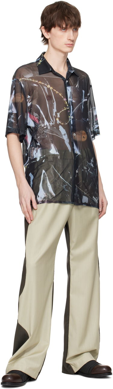 Paita Serapis Serapis Sougiades Grid Mesh Shirt Musta | SS25_MS_1S, 3