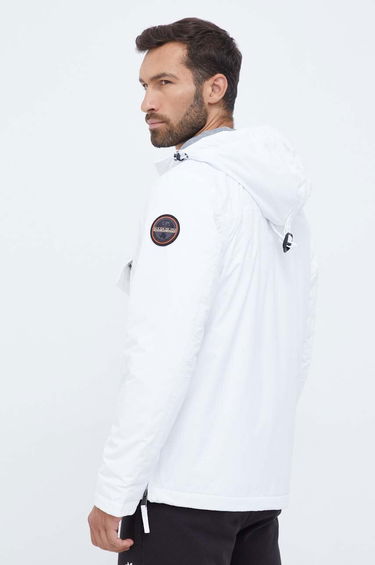Tuulitakki Napapijri Overhead Anorak Jacket Valkoinen | NP0A4GMD0021, 2