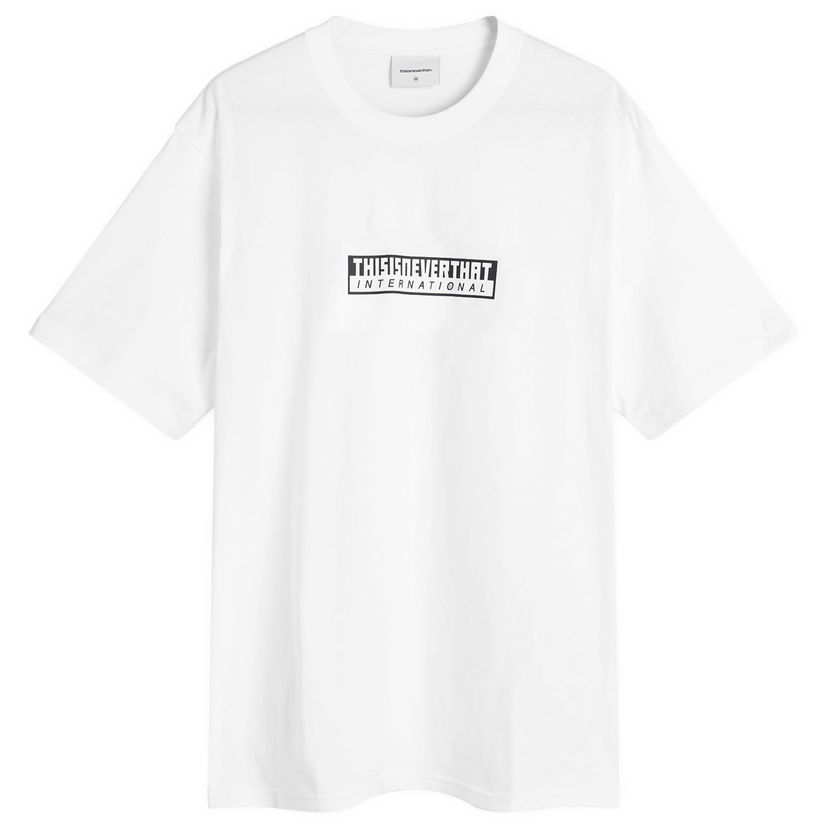 T-paita thisisneverthat Tnt International T-Shirt, Size Large Valkoinen | TN251TTSST11-WHT