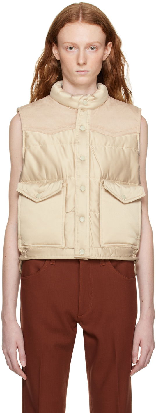 Liivi rag & bone Erica Puffer Vest Beige | WAW22H2019PY19