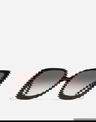 Aurinkolasit Dolce & Gabbana Oversized Square Crossed Textured Gradient Sunglasses Musta | VG4513VP88G9V000, 0