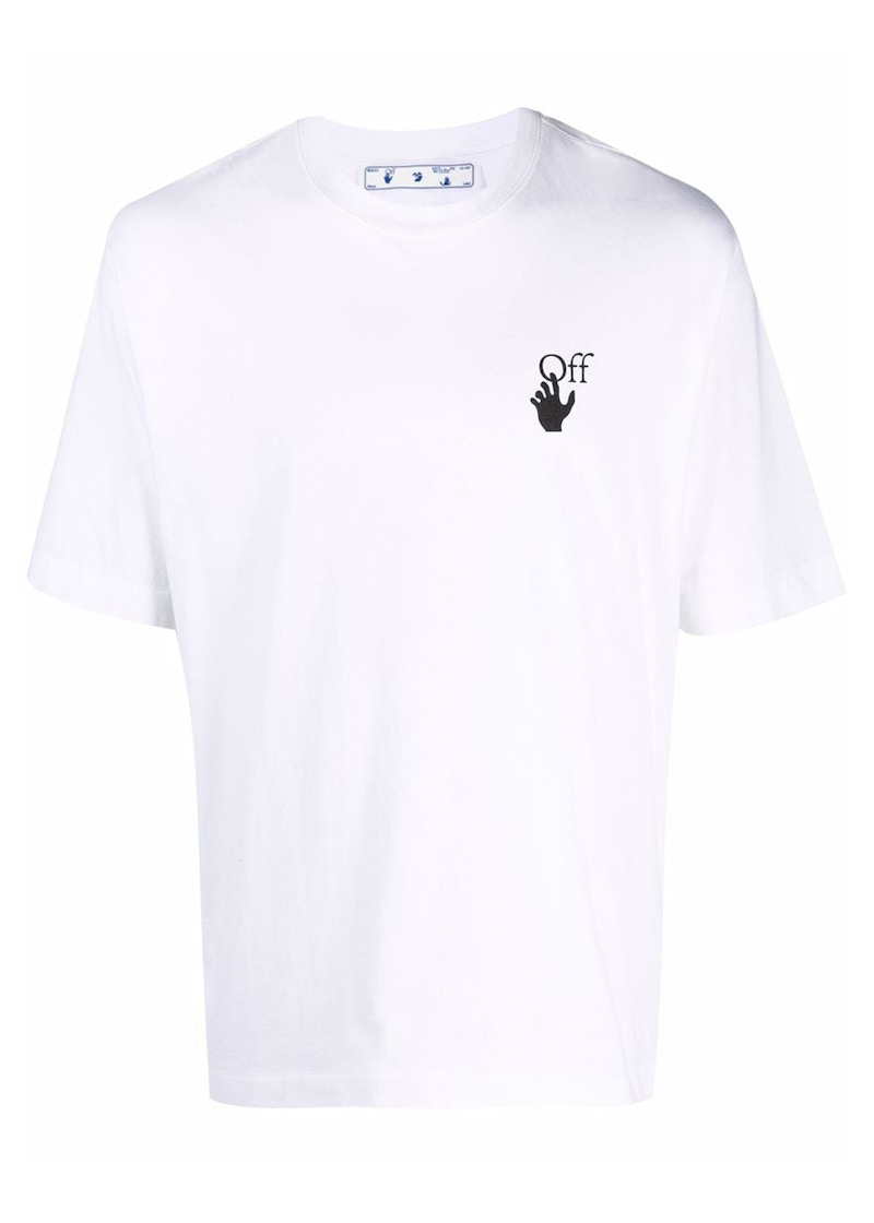 T-paita Off-White Bubble Arrows T-Shirt White Valkoinen | OMAA119F21JER0130110