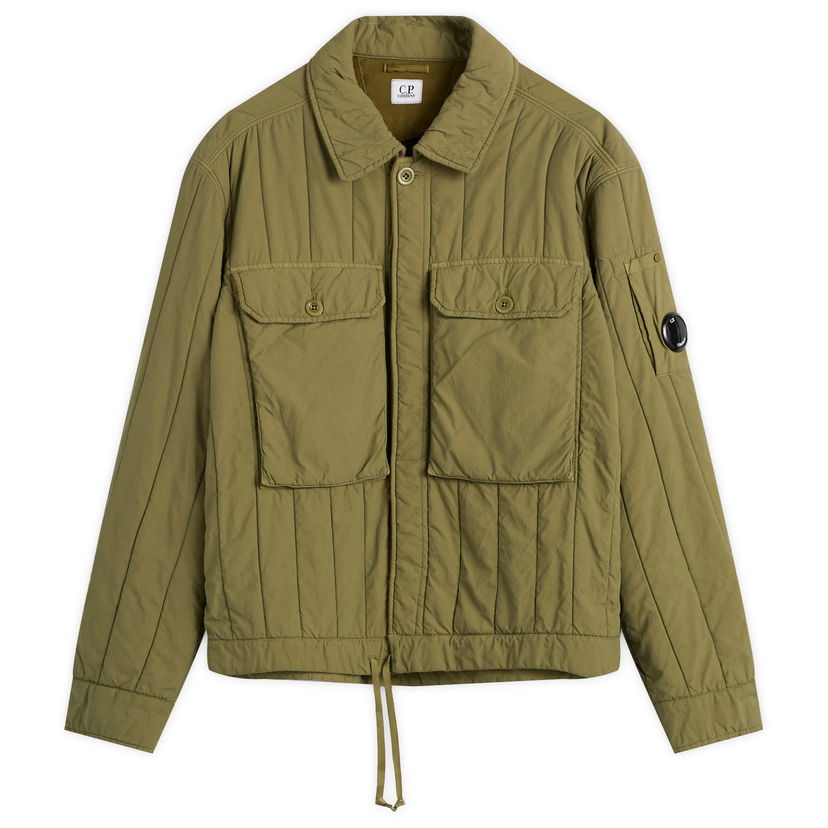 Takki C.P. Company Garment Dyed Quilted Jacket Vihreä | 19CMOW080A-110437G-652