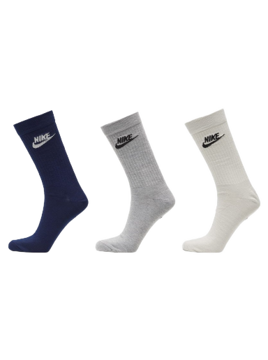 Sukat Nike Sportswear Everyday Essential Crew Socks 3-Pack Monivärinen | DX5025-903