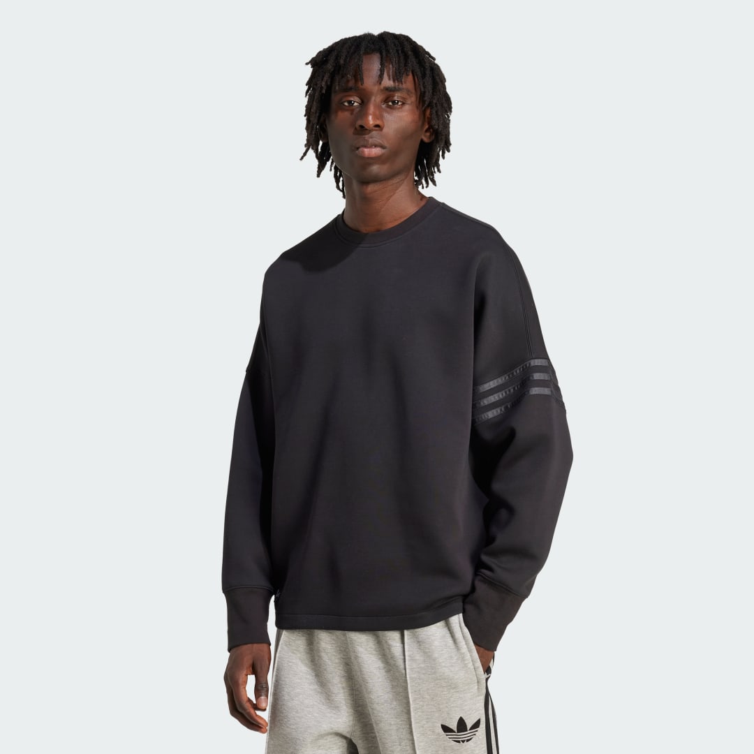Huppari adidas Performance Neuclassics Oversized Crew Sweatshirt Musta | JW7918, 0