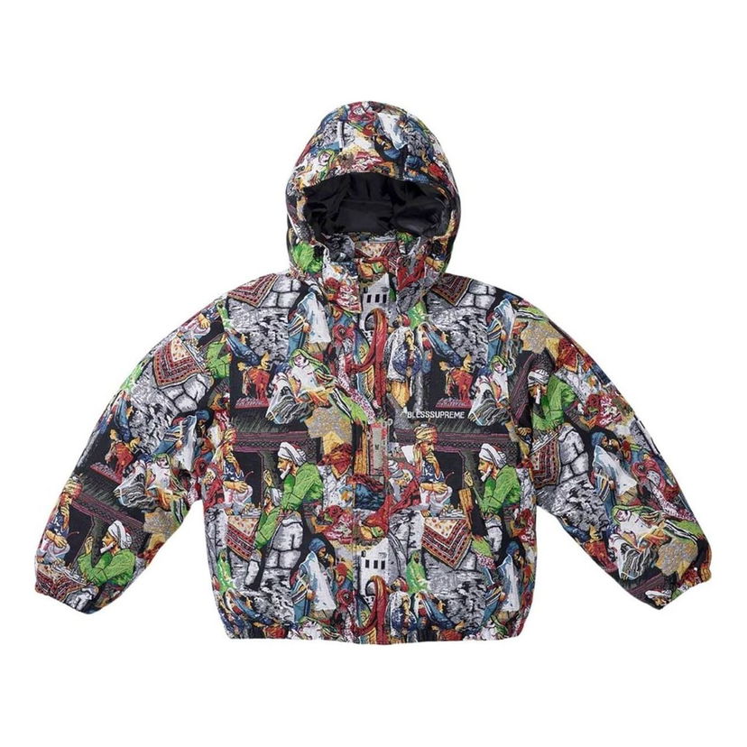 Puffer takki Supreme Bless Tapestry Down Puffer Jacket Monivärinen | SUP-FW23-197