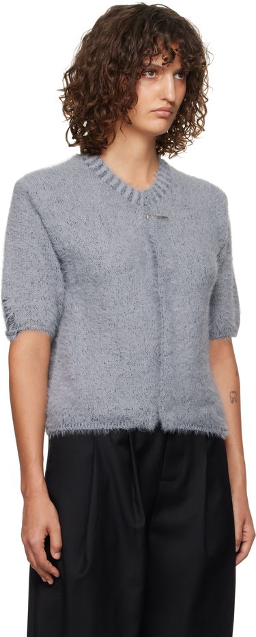 Villapaita ADER ERROR Knit Cardigan Harmaa | BN01FWKT0702GR, 1