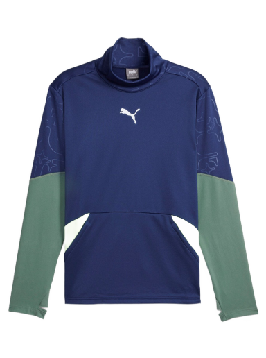 T-paita Puma Winterized Football Top Tummansininen | 658510-01
