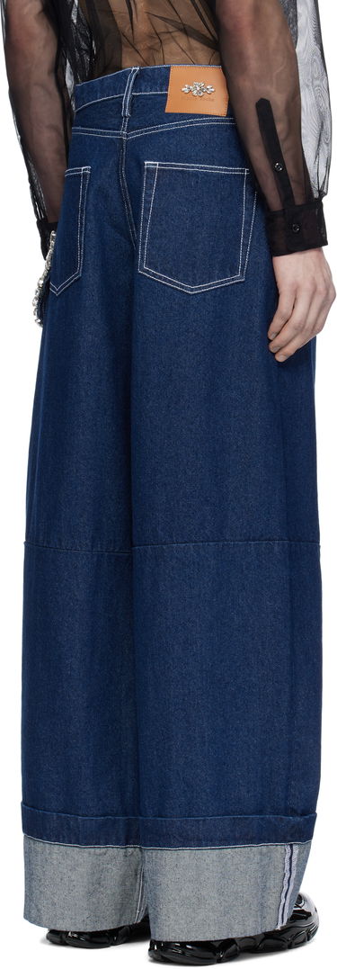 Jeans Simone Rocha Simone Rocha Embellished Puddle Jeans Sininen | 4131B 1231, 2
