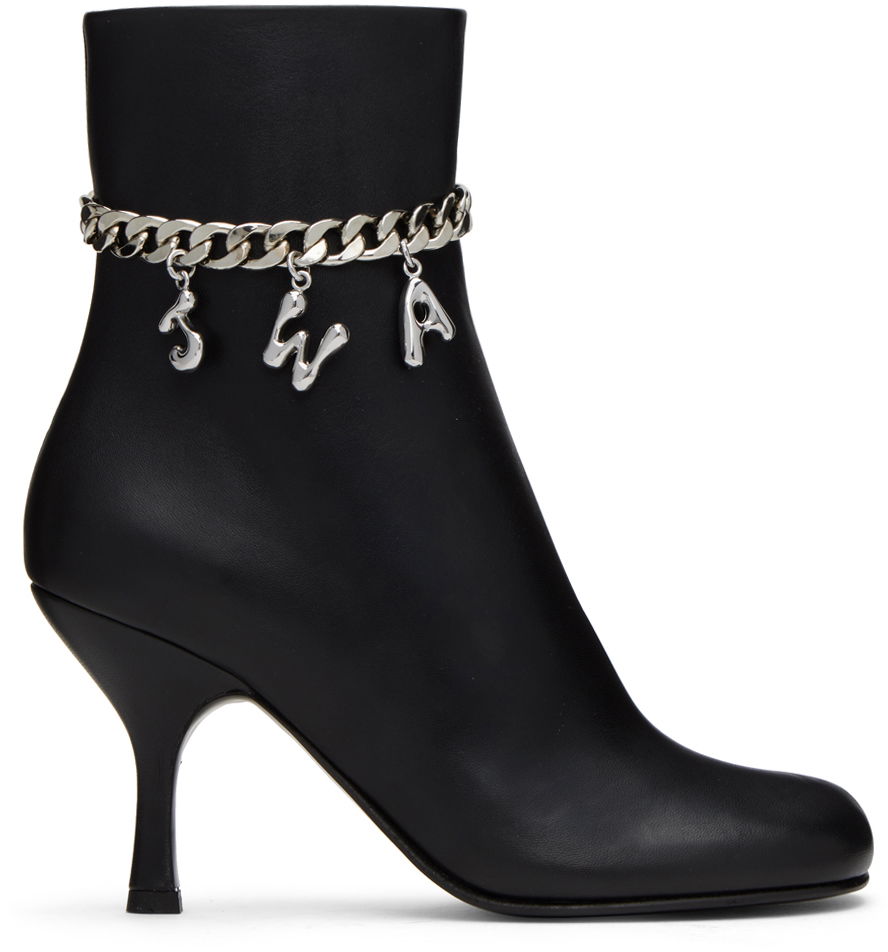 Vaatteet JW Anderson JW Anderson Charm Ankle Boots Musta | ANW41030A, 0