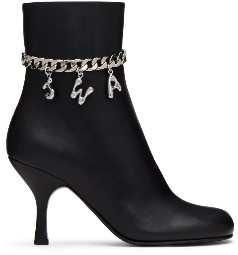 Vaatteet JW Anderson JW Anderson Charm Ankle Boots Musta | ANW41030A