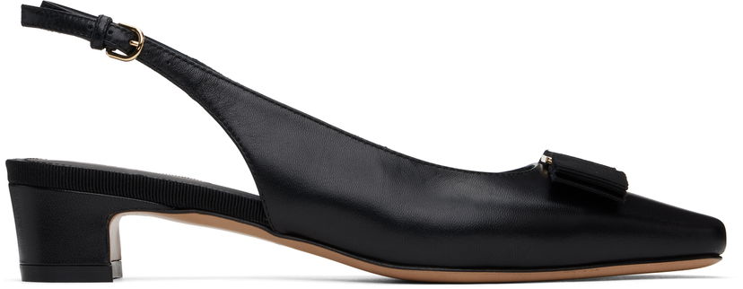 Tennarit ja kengät FERRAGAMO Salvatore Ferragamo Iconic Bow Slingback Heels Musta | 781739
