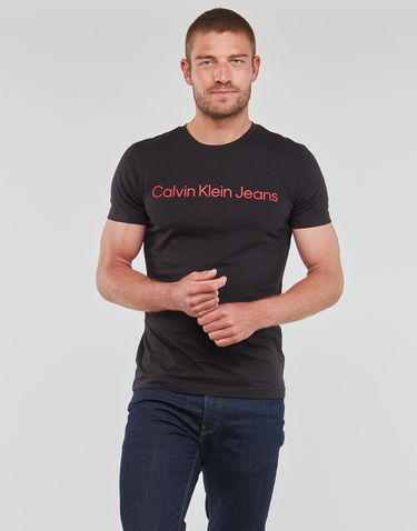T-paita CALVIN KLEIN CORE INSTITUTIONAL LOGO SLIM TEE Musta | J30J322552-0GM, 1
