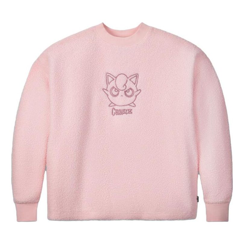 Villapaita Converse Jigglypuff Sherpa Crewneck Sweatshirt Vaaleanpunainen | 10023902-A01