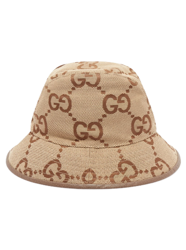Hattu Gucci Jumbo GG Jaquard Bucket Hat Beige | 681256-3HAGJ-2564