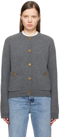TOTEME Hammered Button Cardigan