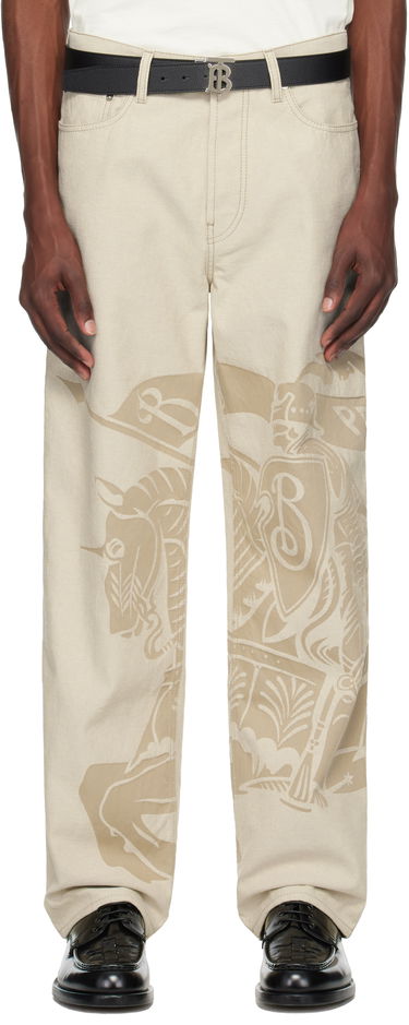 Jeans Burberry Burberry Regular Fit EKD Jeans Beige | 8105549, 0