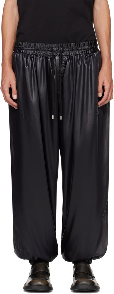 Housut ADER ERROR Black Elasticated Waistband Trousers Musta | BN01FWBT0103BK, 0