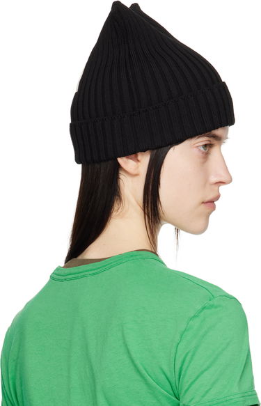 Pipo Acne Studios Acne Studios Ribbed Square Beanie Musta | C40396-, 2