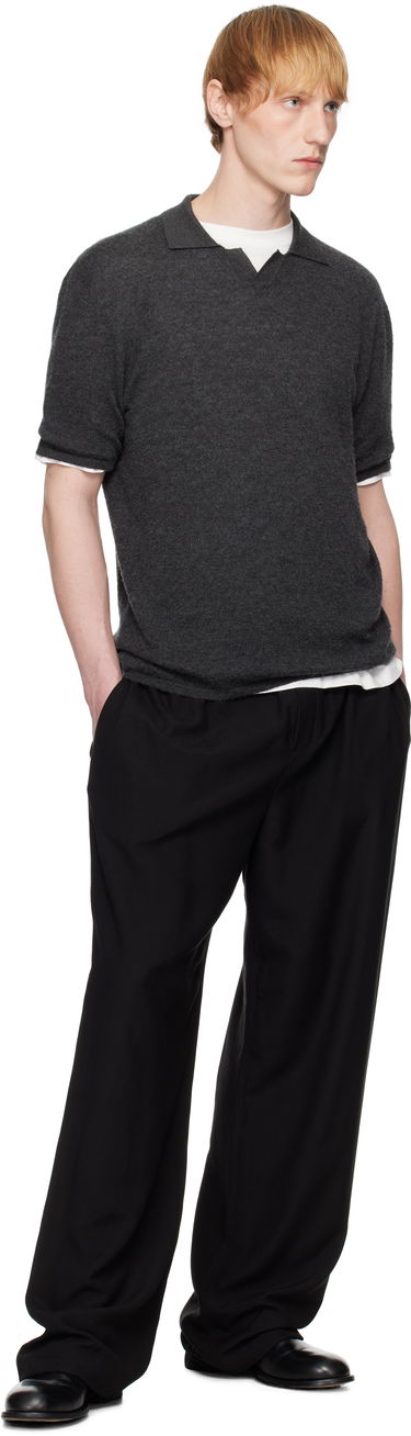 Villapaita The Row The Row Isao Knit Polo Harmaa | 947-Y498, 4