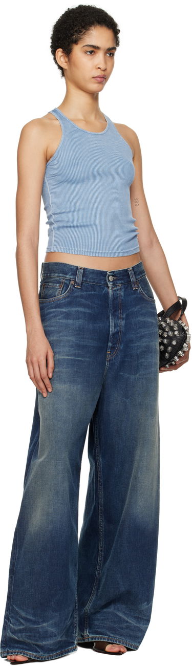 Tankkitoppi Alexander Wang Alexander Wang Classic Racer Tank Top Sininen | WL001W, 3