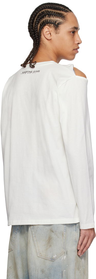 T-paita Perks And Mini Perks and Mini Martine Syms Edition Slash Long Sleeve T-Shirt Valkoinen | 4582, 2