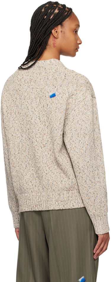 Villapaita ADER ERROR Patch Speckled Knit Sweater Beige | BN01SSKT0301OT, 2