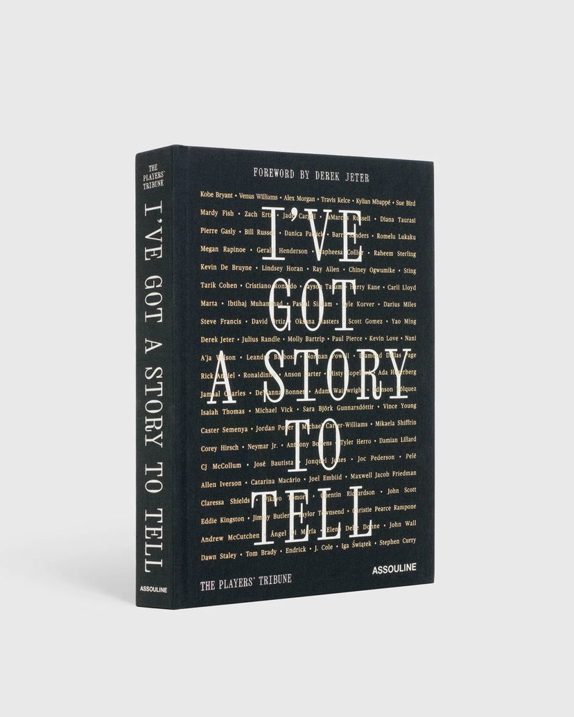 Kirja ja lehti ASSOULINE The Players' Tribune: I've Got A Story To Tell Book Musta | 9781649804105