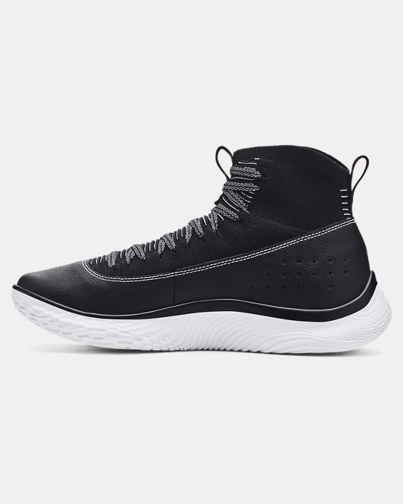 Tennarit ja kengät Under Armour Unisex Curry 4 FloTro Basketballschuhe Schwarz / Halo Grau / Weiß 44.5 Musta | 3024861-001, 1