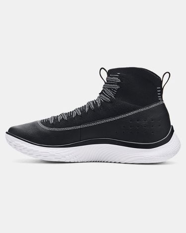 Tennarit ja kengät Under Armour Unisex Curry 4 FloTro Basketballschuhe Schwarz / Halo Grau / Weiß 44.5 Musta | 3024861-001, 1