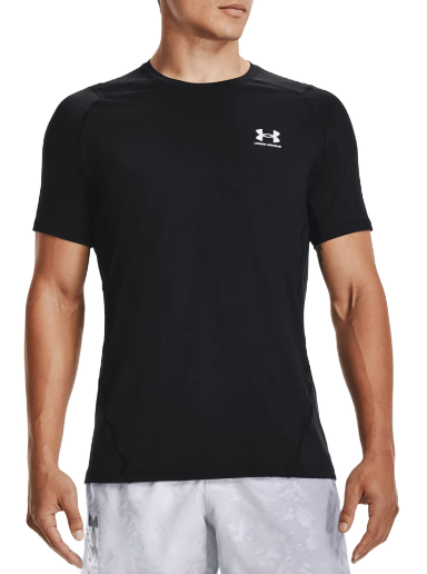T-paita Under Armour T-shirt HeatGear Musta | 1361683-001