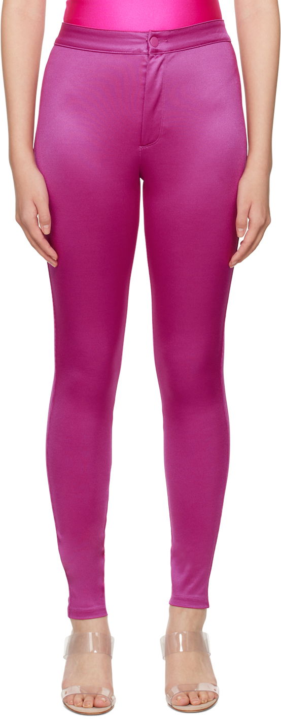 Leggingsit SKIMS Disco Trousers Vaaleanpunainen | AP-PNT-2182