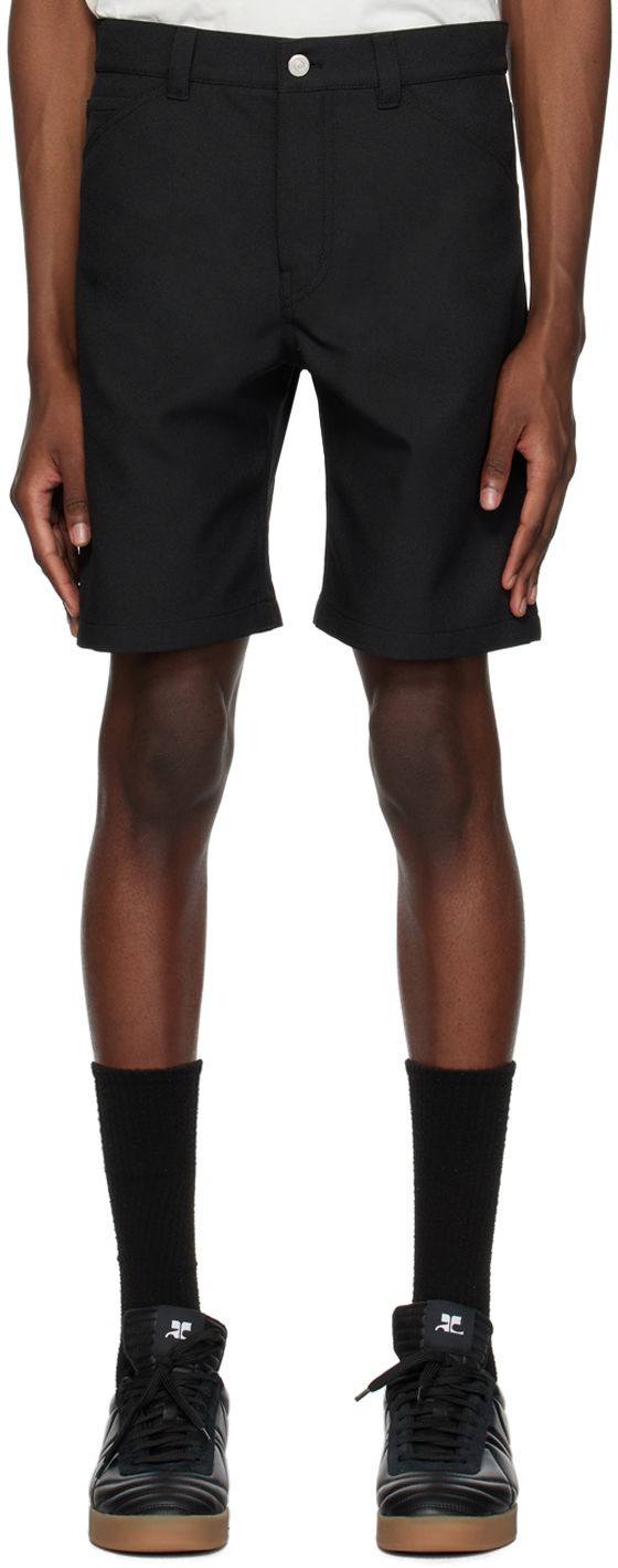 Shortsit Courrèges Hammer Shorts Musta | 123CSH013PL0056