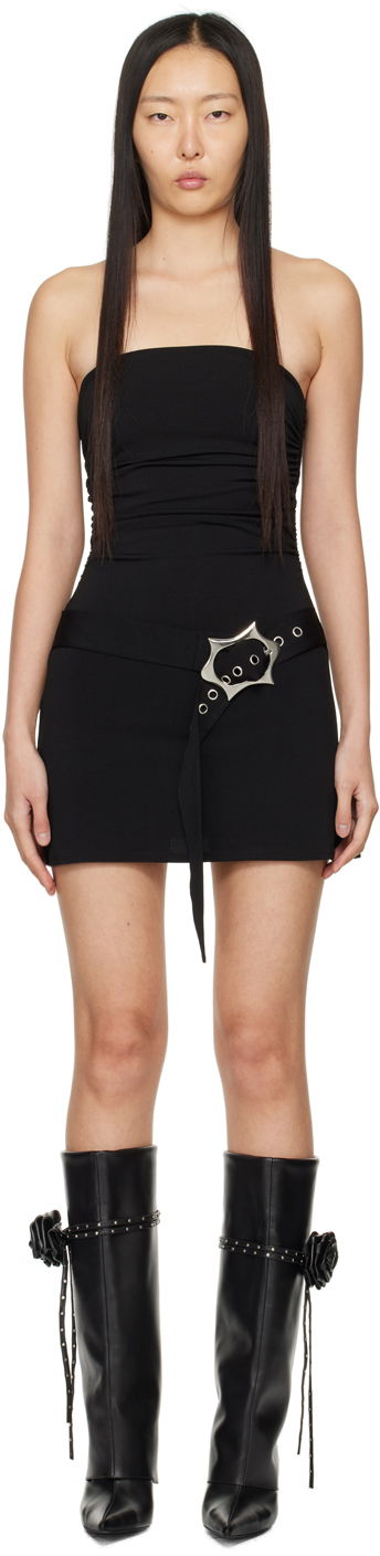 Mekko Miaou Miaou Alisha Mini Dress Musta | 5046VISBLK