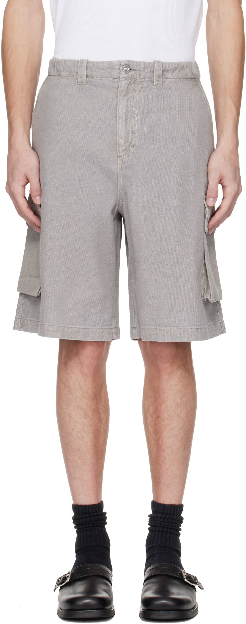 Shortsit OUR LEGACY Our Legacy Mount Cargo Shorts Harmaa | M2254MSS