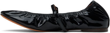 Vaatteet LANVIN Lanvin Mary Jane Glossy Leather Ballerinas Musta | FW-BAMB05-GLOS-H24, 2