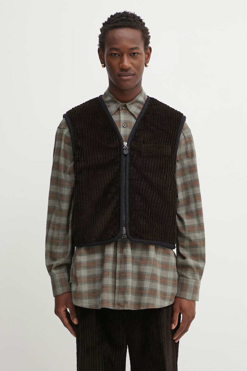 Liivi OUR LEGACY Our Legacy Corduroy Vest Musta | M4251TP