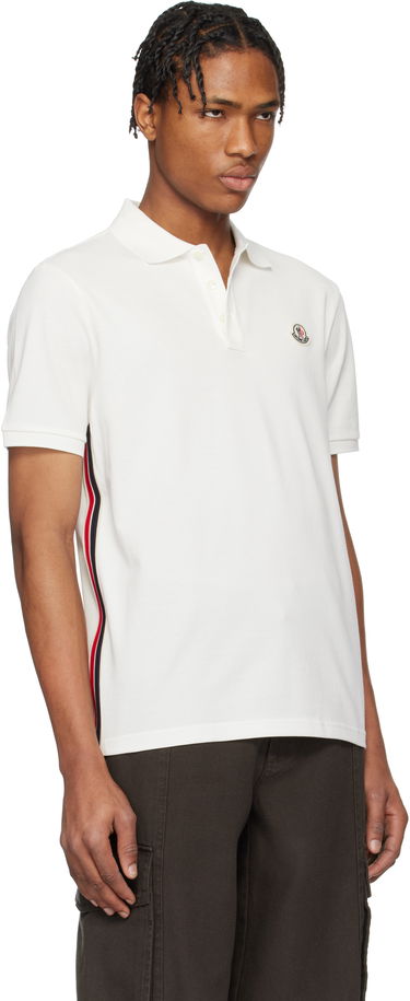 Poolopaita Moncler Moncler Archivio Short Sleeve Polo Tummansininen | K10918A0002689A16, 4