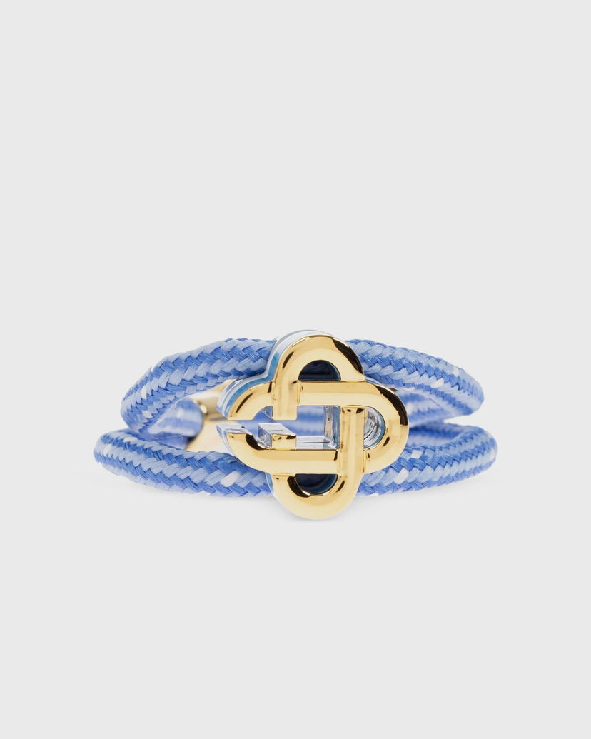 Rannerengas Casablanca Cord Bracelet with Clover Clasp Sininen | APF25-JW-294-03