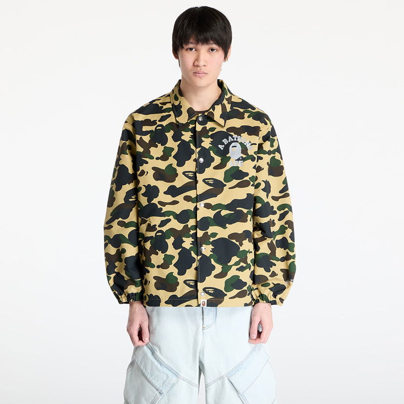 Tuulitakki BAPE A BATHING APE Gore-Tex Wind Stopper 1St Camo Relaxed Coach Jacket Keltainen | 001LJK701005M YEL